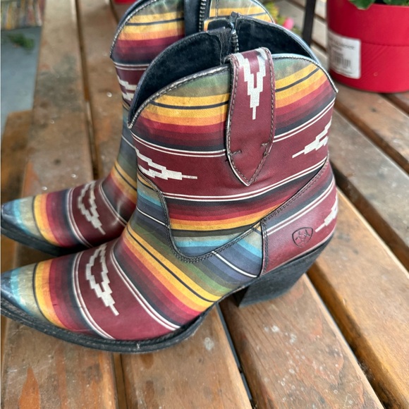 Ariat Shoes - Ariat Colorful Striped Ankle Boots